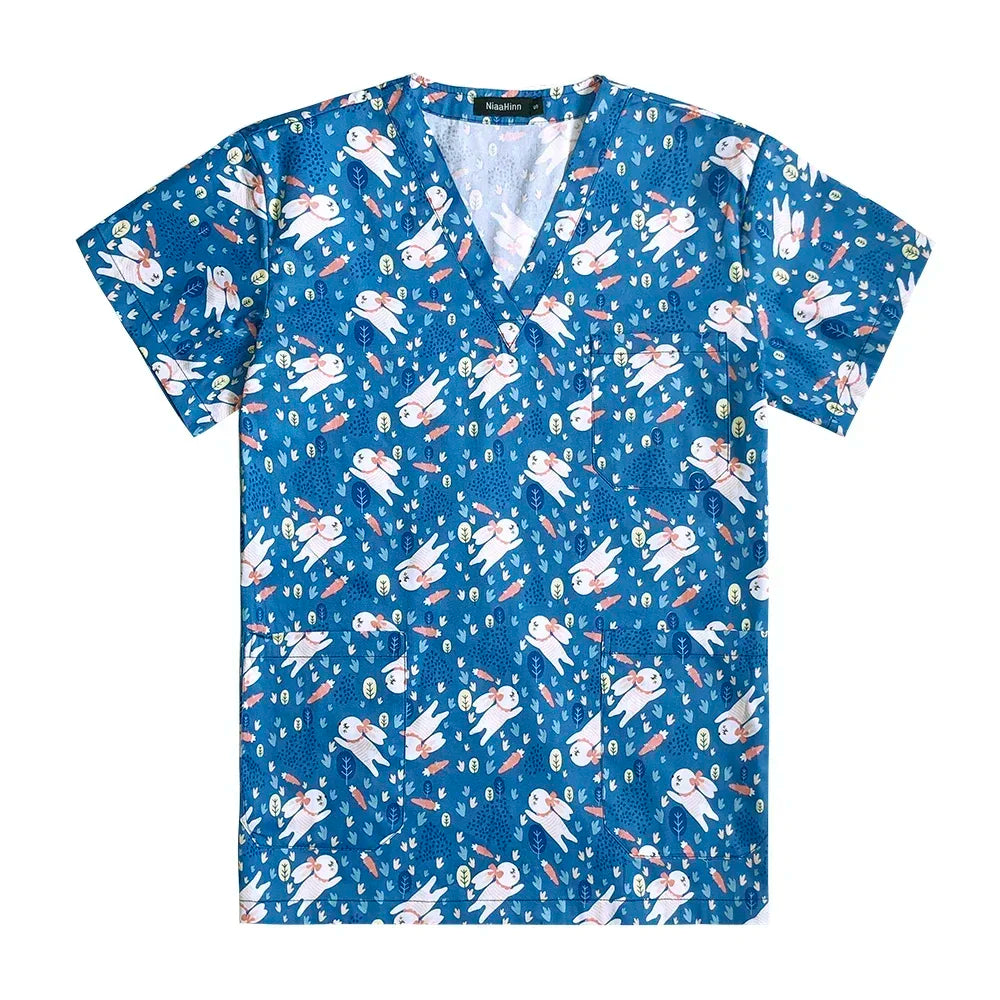 Cotton Unisex Medical Scrub Tops.