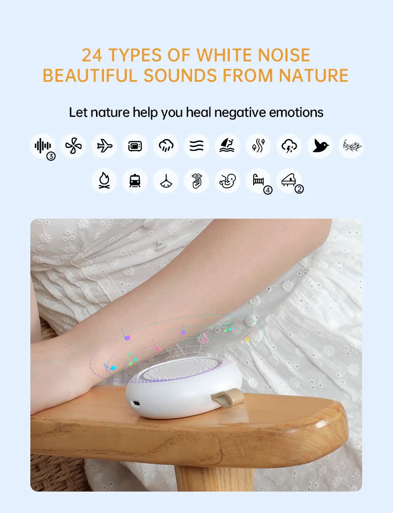 White Noise Machine with 24 Soothing Sounds