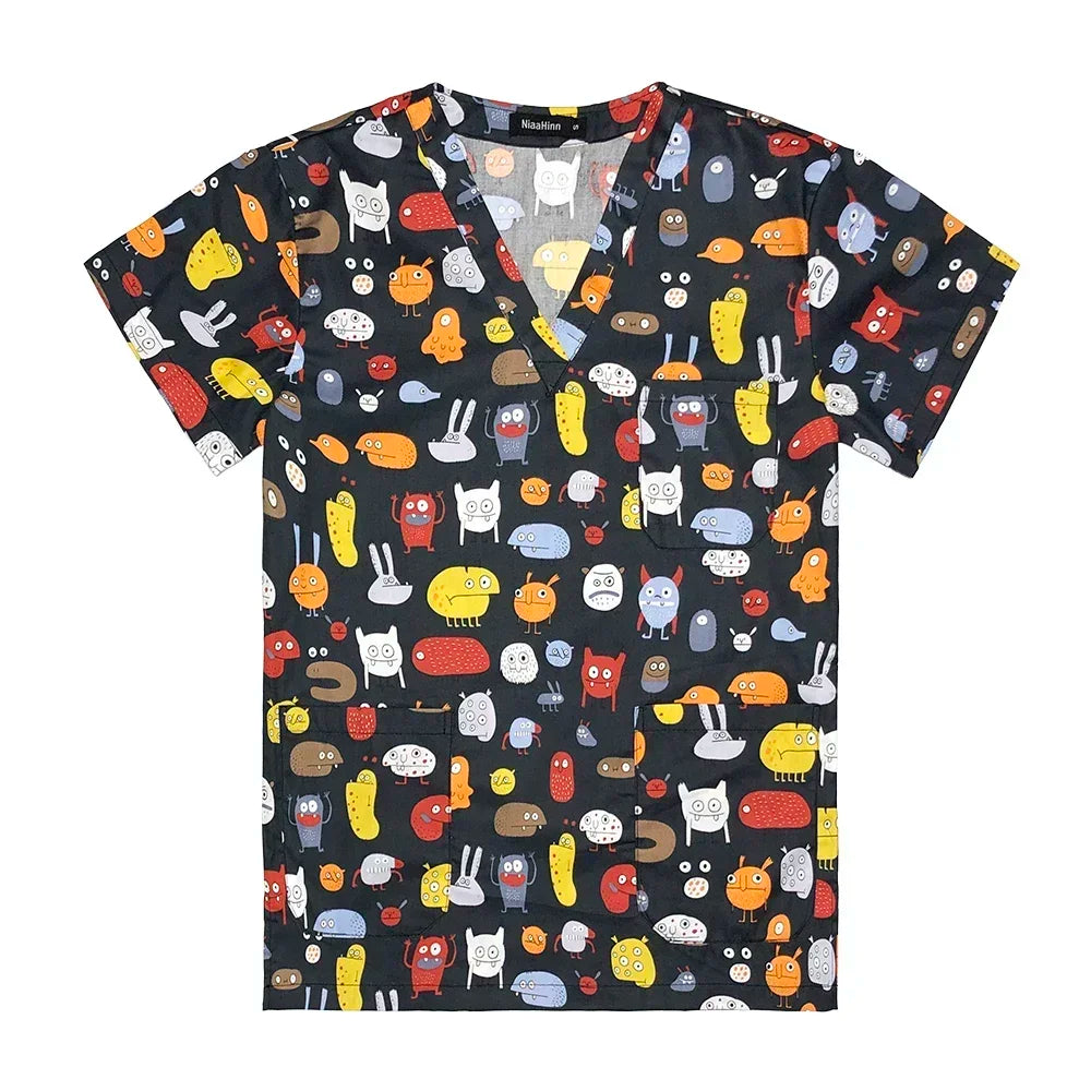 Cotton Unisex Medical Scrub Tops.