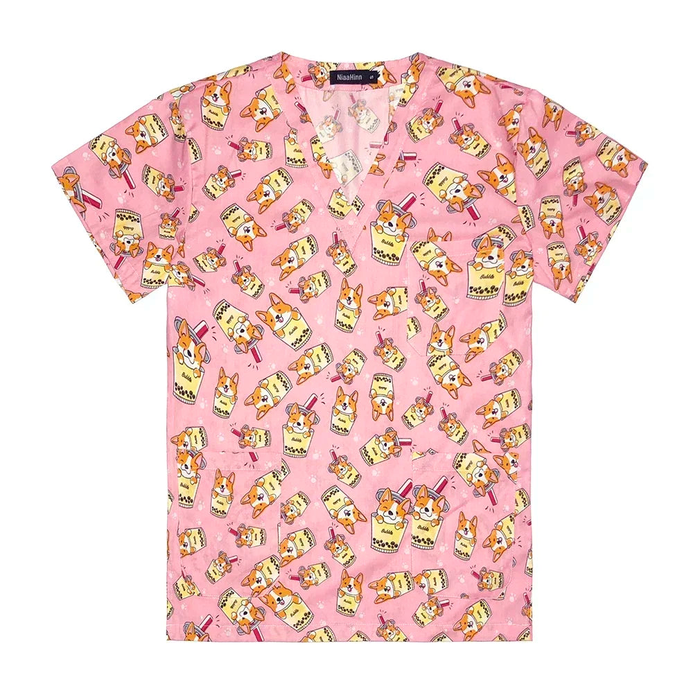 Cotton Unisex Medical Scrub Tops.