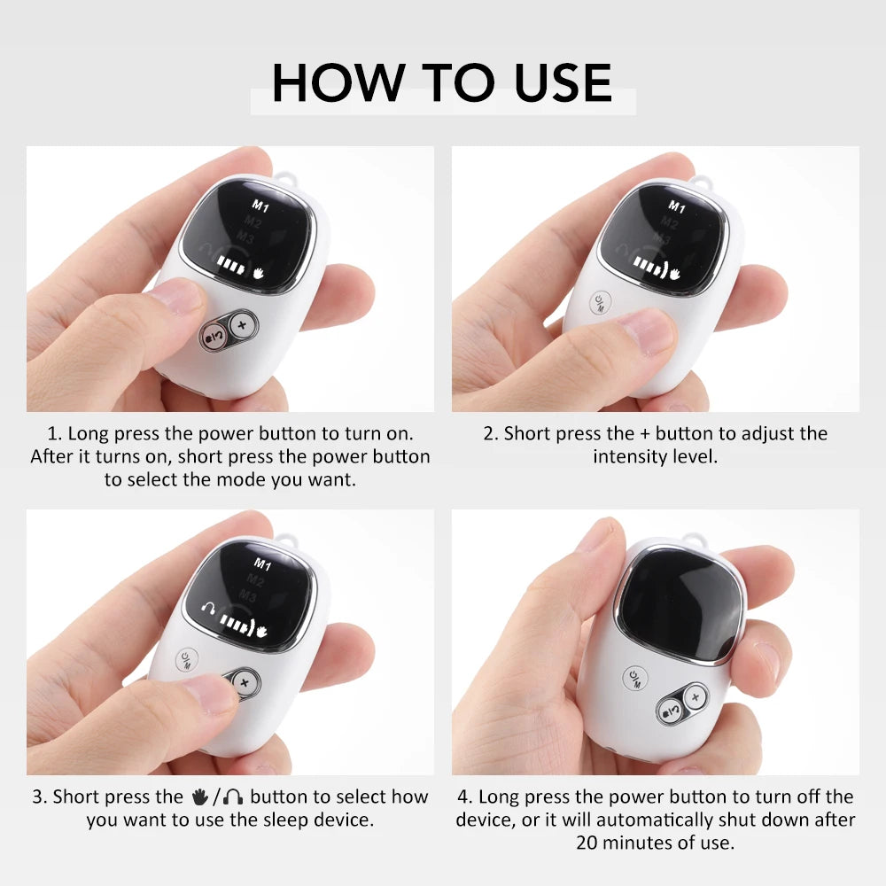 CES Vagus Nerve Stimulation; Relieves Insomnia and Promote Fast and Deep Sleep