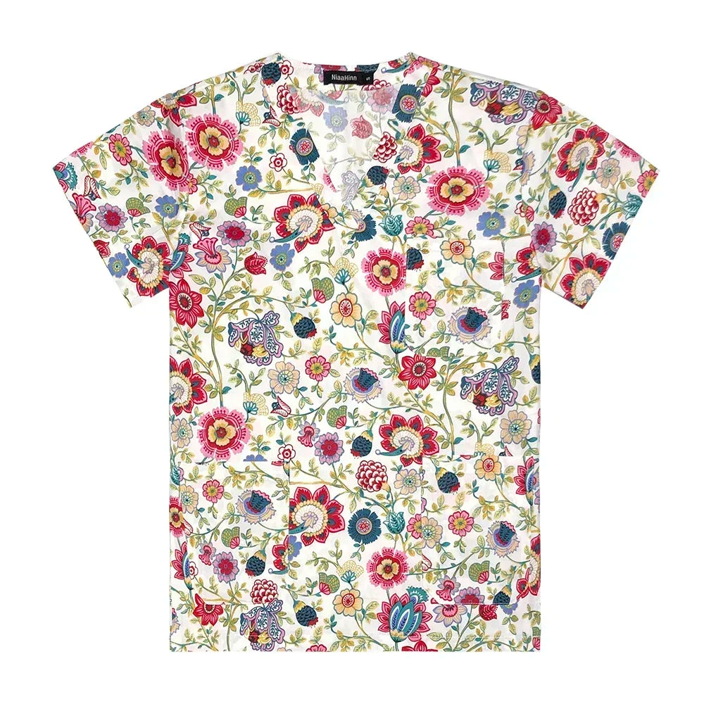 Cotton Unisex Medical Scrub Tops.