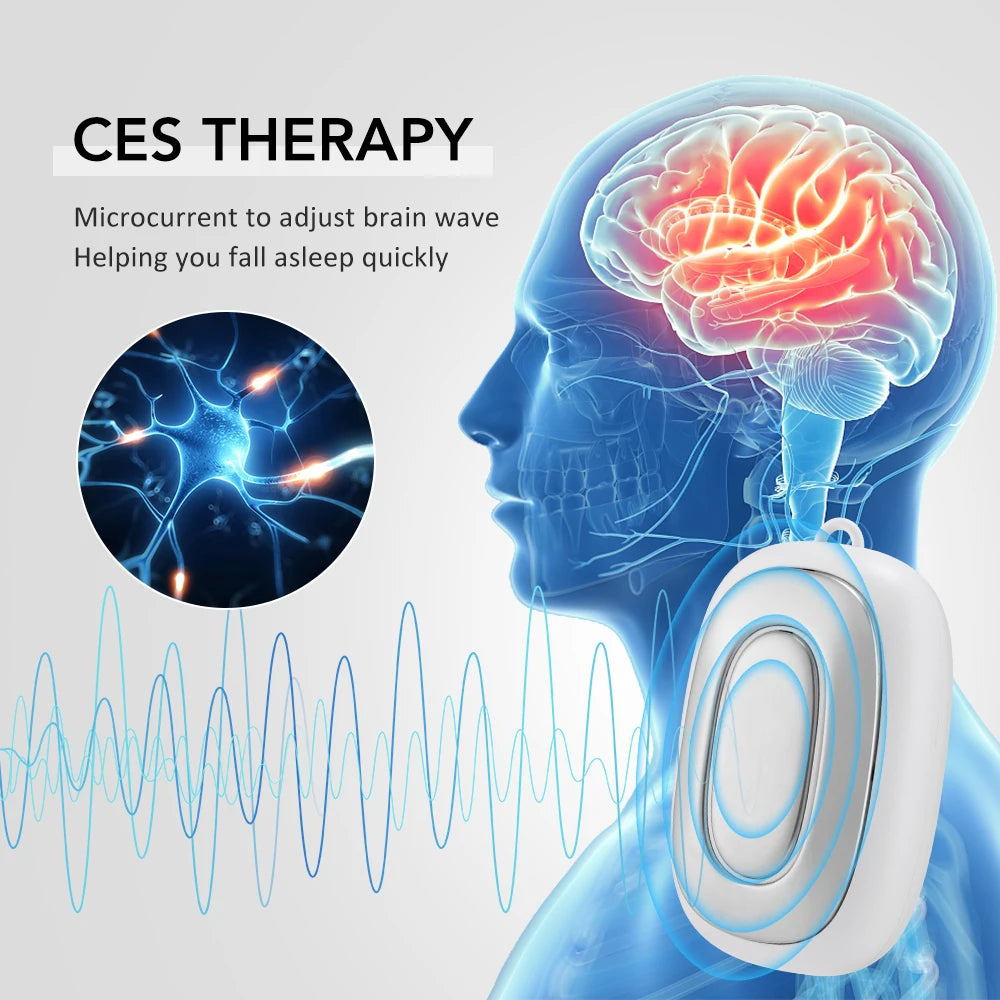 CES Vagus Nerve Stimulation; Relieves Insomnia and Promote Fast and Deep Sleep