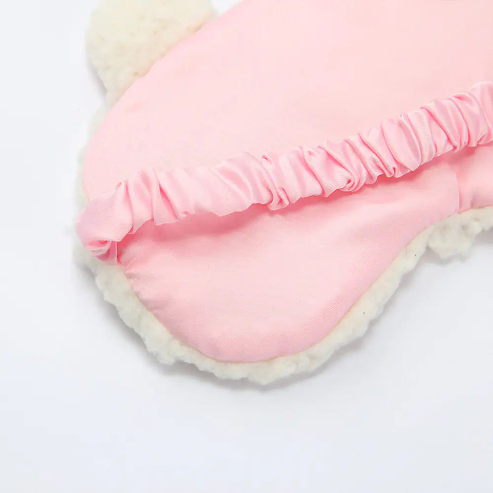 Cute Plush Sleeping Sheep Eye Mask for Relaxation